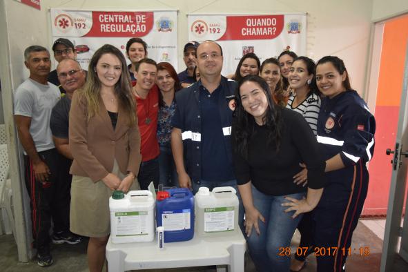 Prefeitura de Queimadas promove capacitação em desinfecção e esterilização para os profissionais do SAMU