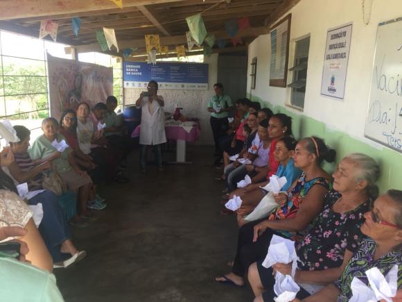 Equipes da ESF e do Nasf promovem atividades nas comunidades de Olho D’Água e Riacho do Meio