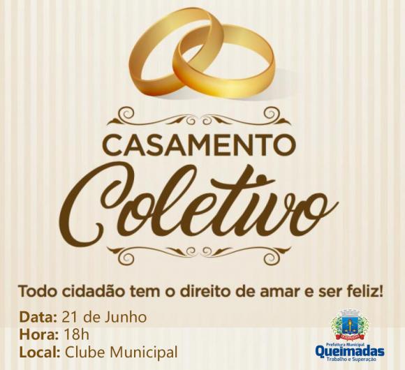 Queimadas realizará casamento coletivo durante o São João deste ano; inscrições iniciam nesta quarta-feira