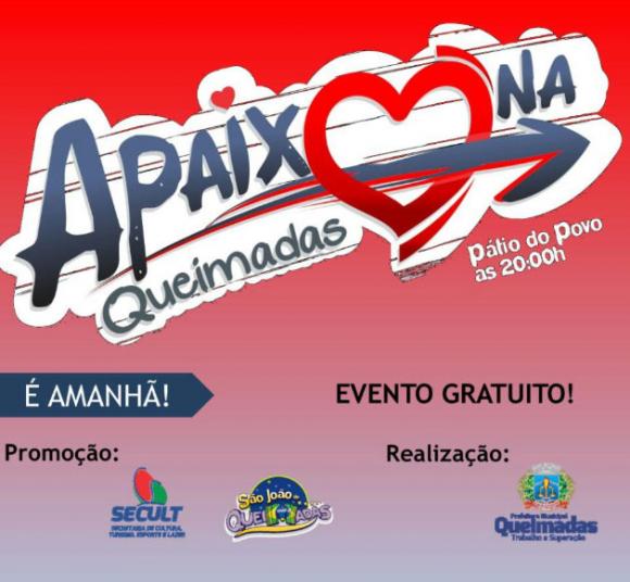 Prévia dos festejos juninos em Queimadas tem início nesta terça-feira com o evento “Apaixona Queimadas” e abertura oficial do Terreiro do Forró