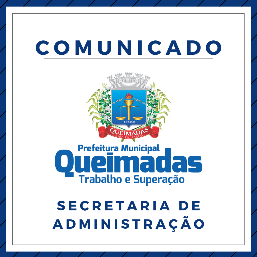 Secretaria de Administração comunica sobre recadastramento para servidores públicos
