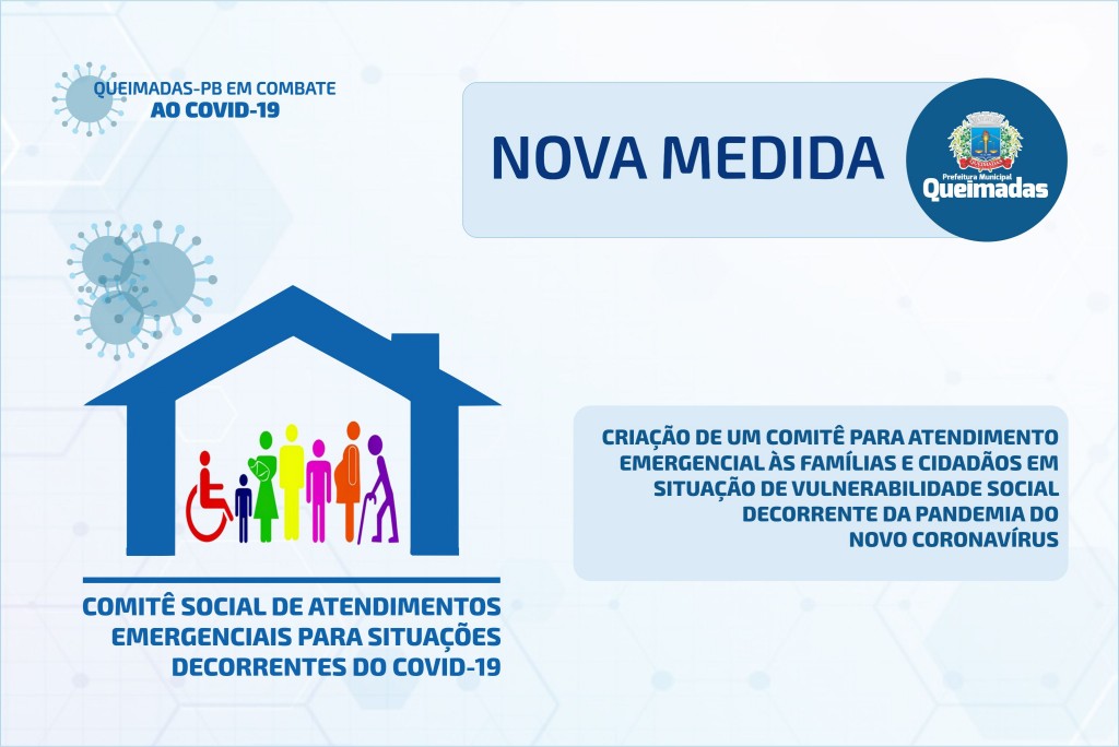 Prefeitura cria Comitê Social de Atendimentos Emergenciais para situações decorrentes do covid-19