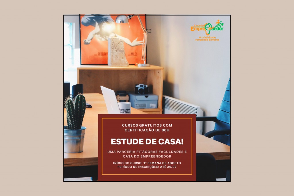 Casa do Empreendedor firma parceria com a Faculdade Pitágoras para cursos na modalidade EAD