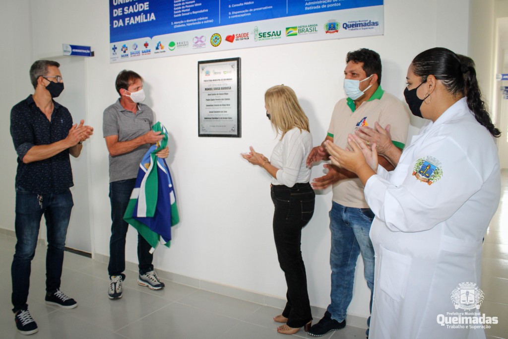 Prefeito Carlinhos de Tião inaugura a Unidade de Saúde da Família Manoel Sousa Barbosa, no Sítio Boa Vista