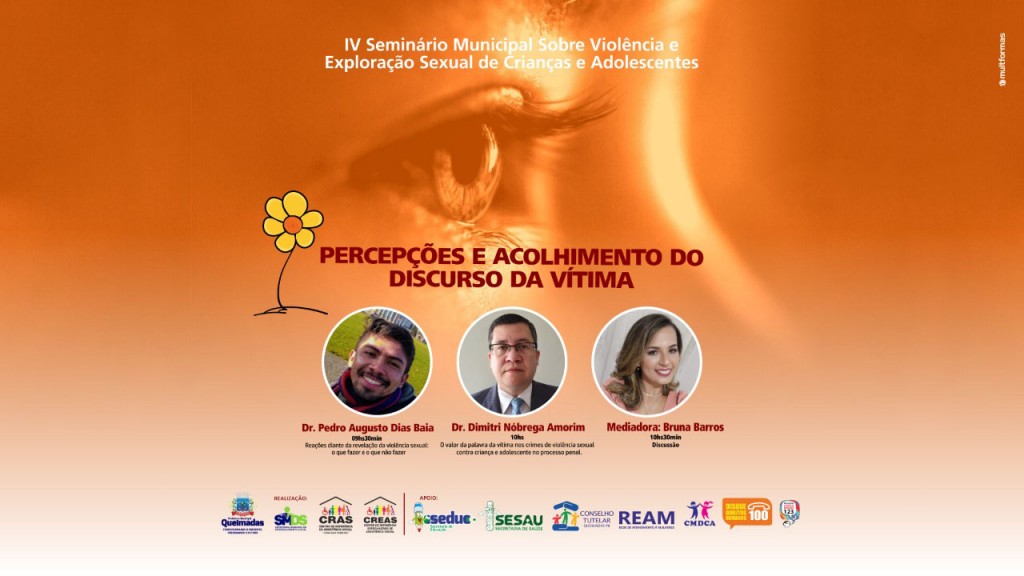 IV Seminário Municipal Sobre Violência e Exploração de Crianças e Adolescentes discutirá o acolhimento às vítimas
