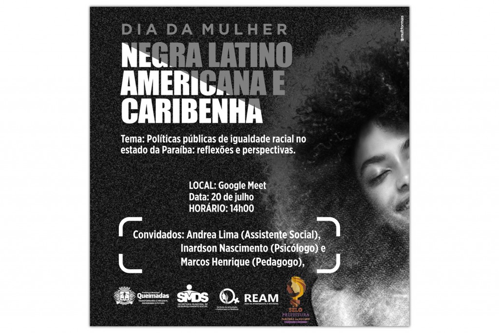 SMDS e GAPM promovem formação sobre políticas públicas e igualdade racial na próxima terça-feira