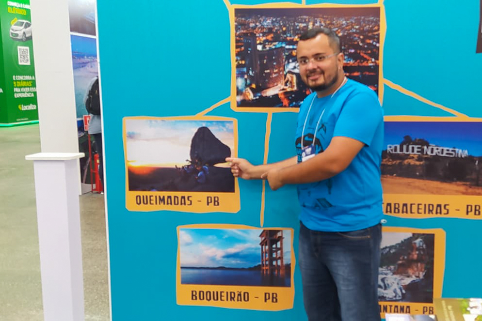 Atrativos turísticos de Queimadas são expostos na maior feira de turismo da América Latina
