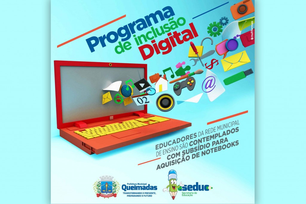 Professores da rede municipal de ensino de Queimadas-PB são contemplados com subsídio para aquisição de Notebooks