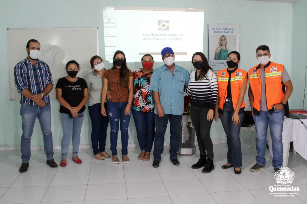 Coordenadoria Municipal da Defesa Civil realiza reunião de planejamento para ações de prevenção a  situações de risco