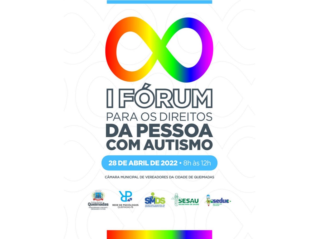 Prefeitura de Queimadas realizará o I Fórum Municipal para os Direitos da Pessoa com Autismo