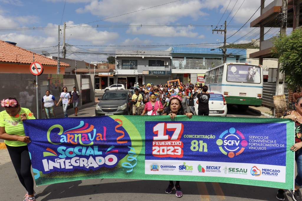Prefeitura de Queimadas promove o bloco "Carnaval Social Integrado"