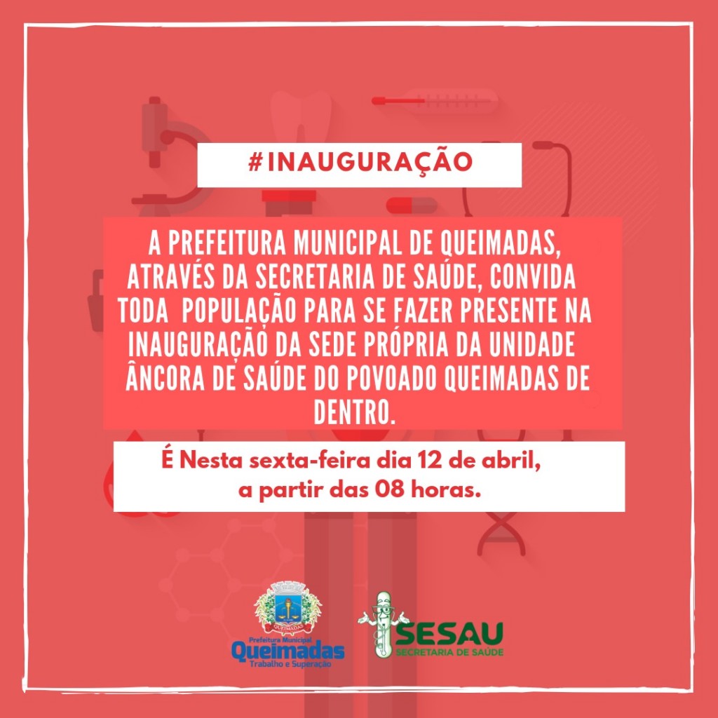 Prefeitura realiza caravana de serviços e inauguração de unidade âncora de saúde amanhã