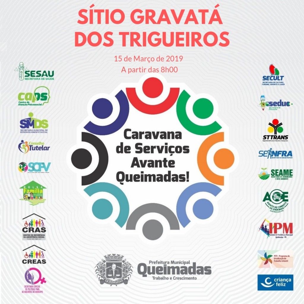 Prefeitura realiza caravana de serviços "Avante Queimadas" e inaugura posto âncora de saúde na próxima sexta