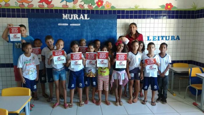 Programa Saúde na Escola da Prefeitura de Queimadas realiza campanha educativa de prevenção à dengue