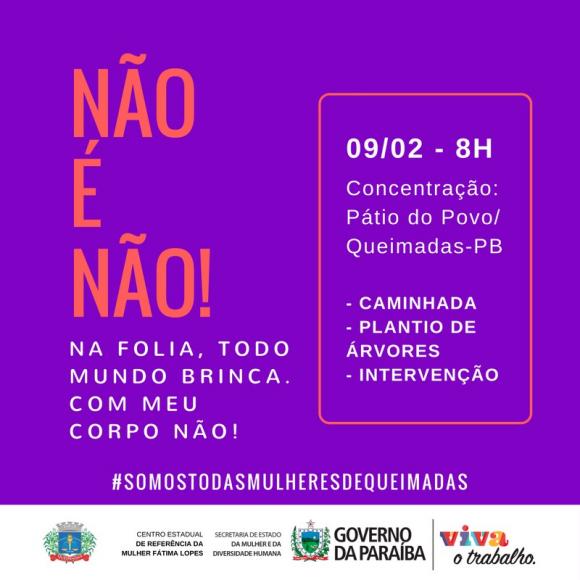 Secretaria de Desenvolvimento Social de Queimadas em parceria com o governo do estado realiza ação preventiva no Carnaval 2018