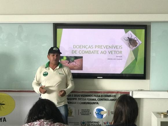 Profissionais da Vigilância Ambiental de Queimadas são convidados para apresentar seminário sobre doença de Chagas e Dengue aos estudantes de Medicina da Facisa 