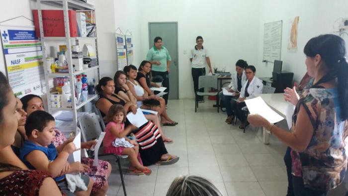 Equipe do Nasf se reúne com gestantes na UBSF do Aníbal Teixeira e presta assistência pré-natal