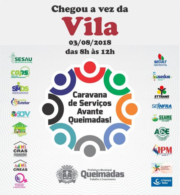 Após atender oito comunidades, Caravana de Serviços Avante Queimadas chega na Vila