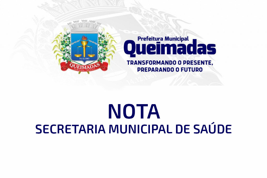 Nota - Secretaria Municipal de Saúde esclarece sobre etapa da campanha de vacinação realizada nesta quinta-feira