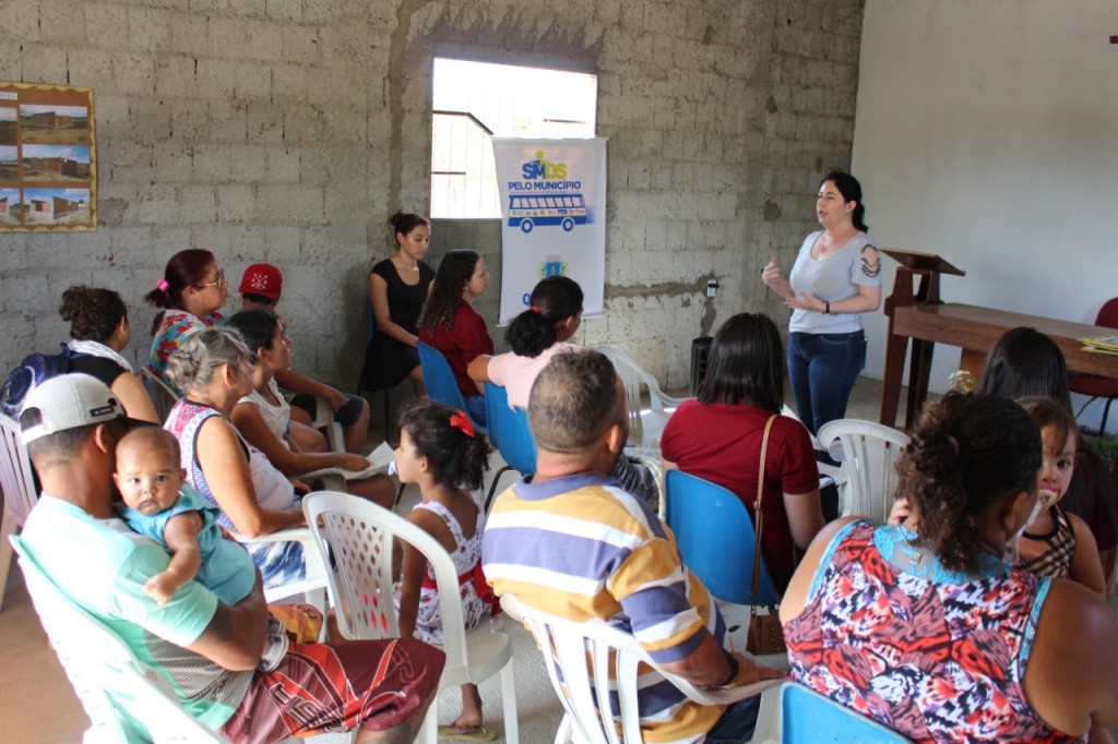 Ação itinerante “SMDS pelo município” levou orientações sociais para o sítio Bom Sucesso