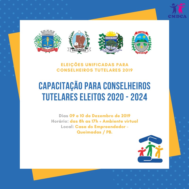 CMDCA convoca novos conselheiros tutelares e suplentes eleitos para capacitação