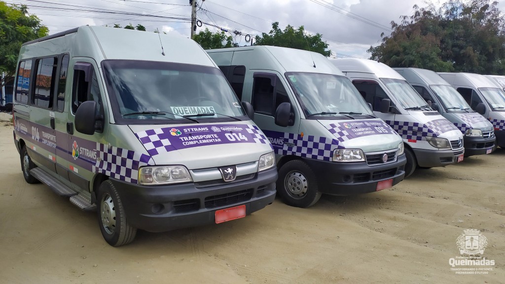 Cidade de Queimadas passa a ter transporte de vans regulamentado e com rota nos bairros