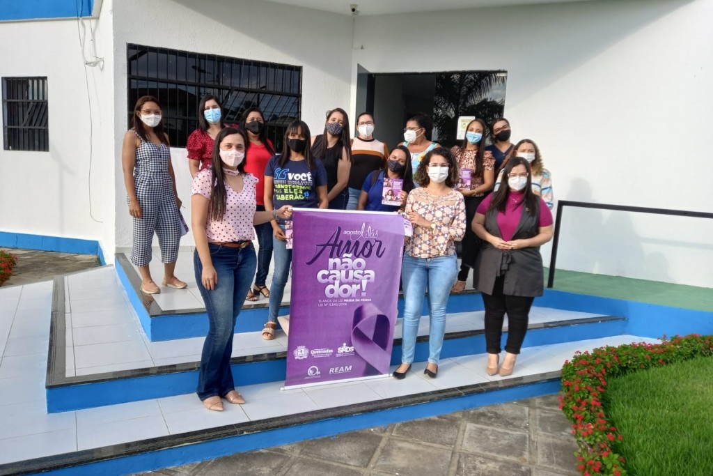 Rede de Atendimento à Mulher recebe equipe do Programa Integrado Patrulha Maria da Penha para compartilhar conhecimentos