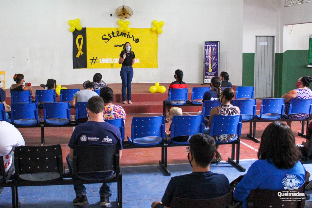 Setembro Amarelo: Prefeitura de Queimadas promove ações sobre a prevenção do suicídio e valorização da vida