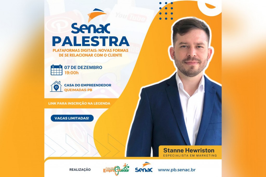 Casa do Empreendedor e SENAC ofertam palestra para empreendedores locais sobre relacionamento com o cliente