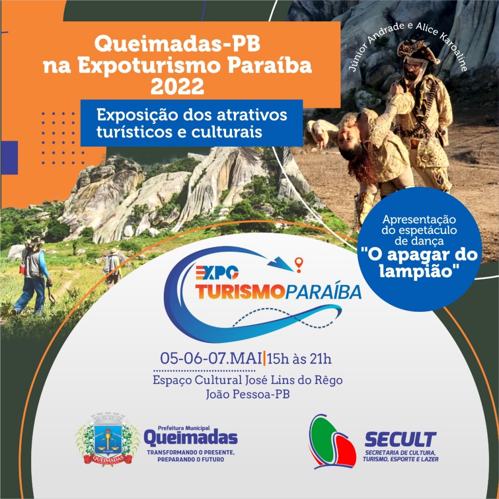 Município de Queimadas participa da Expoturismo Paraíba a partir de quinta-feira, em João Pessoa